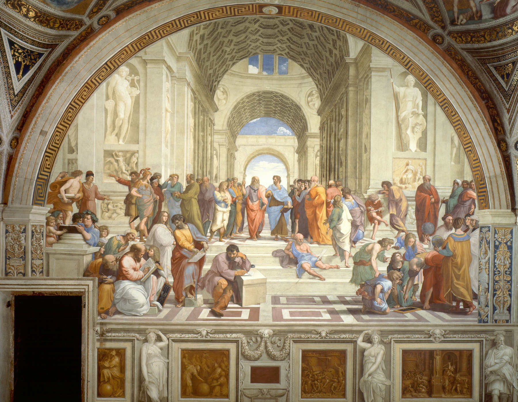 image from Platonic Solids and the School of Athens